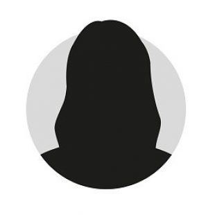 Male and female face silhouette or icon. Man and woman avatar profile. Unknown or anonymous person. Vector illustration.